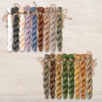 Набор ниток OwlForest для схемы «100 сов» (ПНК)