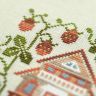 Схема для вышивания «Улиточные домики. Земляника»