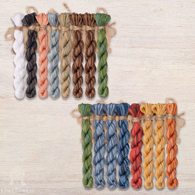 Набор ниток OwlForest для схемы «Остров Сокровищ» (DMC)