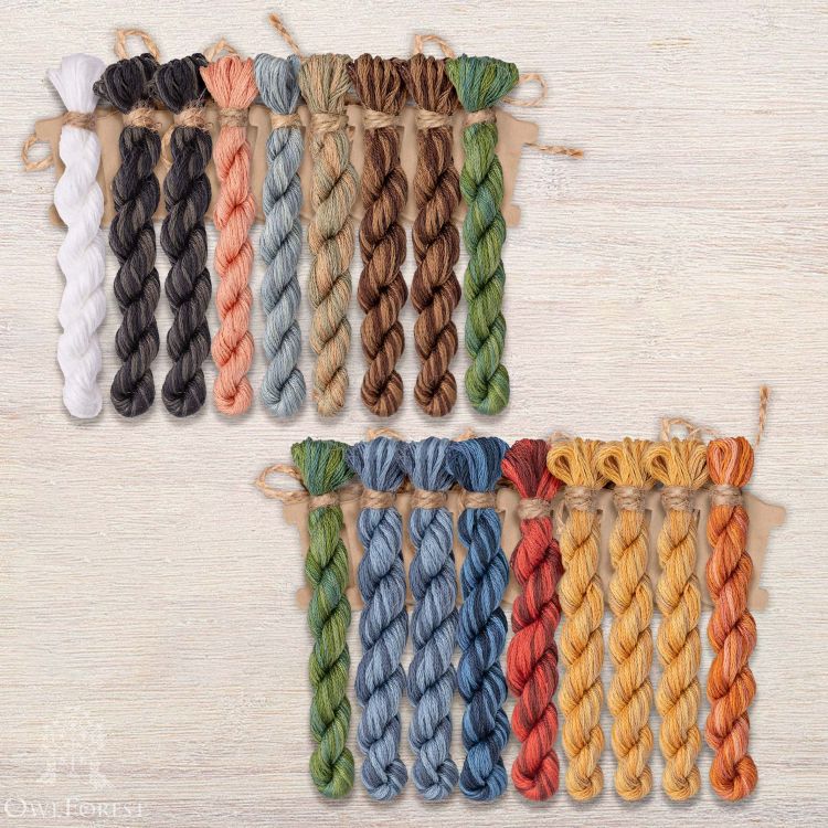 Набор ниток OwlForest для схемы «Остров Сокровищ» (DMC)