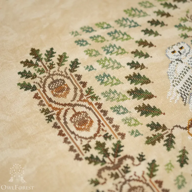 Схема для вышивания «Совиная академия»