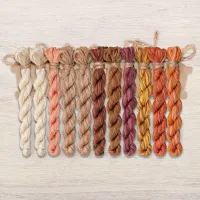 Набор ниток OwlForest для схемы «Кофейный семплер» (DMC)