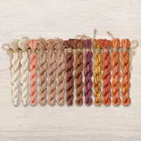 Набор ниток OwlForest для схемы «Кофейный семплер» (DMC)