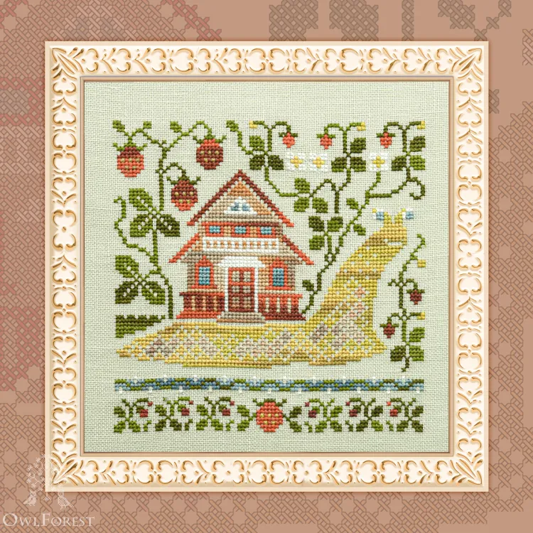 Электронная схема «Улиточные домики. Земляника»