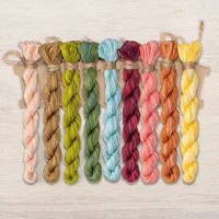 Набор ниток OwlForest для схемы «Милый дом» (DMC)