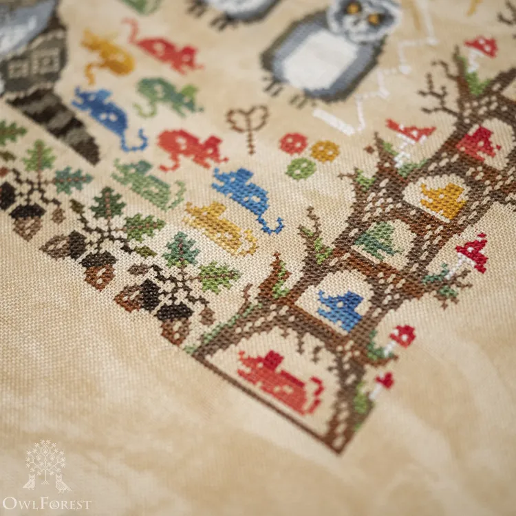 Электронная схема «Совиная академия»