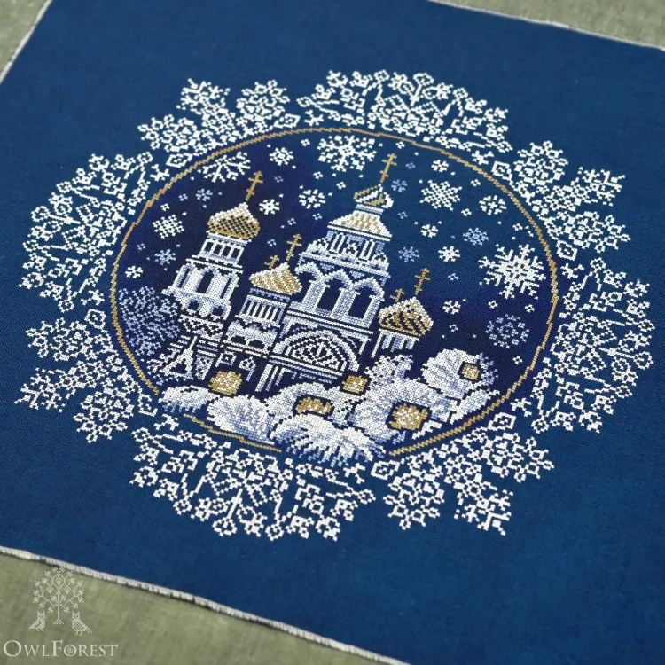 Набор для вышивания «Рождественская снежинка»