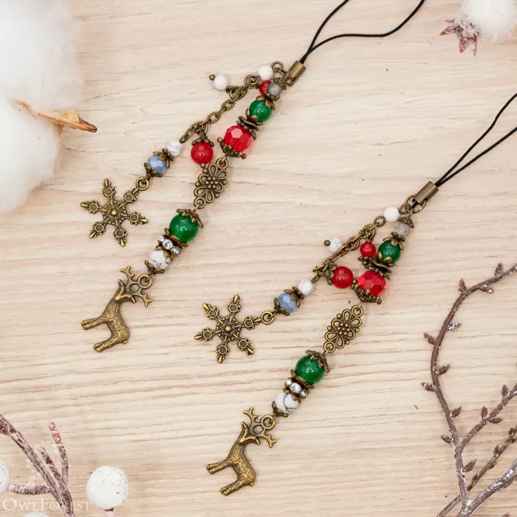 Маячок для ножниц «Зимушка-зима» цвет фурнитуры бронза