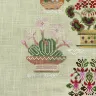 Бесплатная схема для вышивания «Комнатные растения»