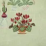 Бесплатная схема для вышивания «Комнатные растения»