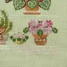 Бесплатная схема для вышивания «Комнатные растения»