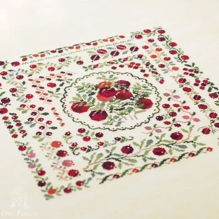 Схема для вышивания «Клюквенное лето»