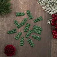 Декоративная пуговица «Ёлка»