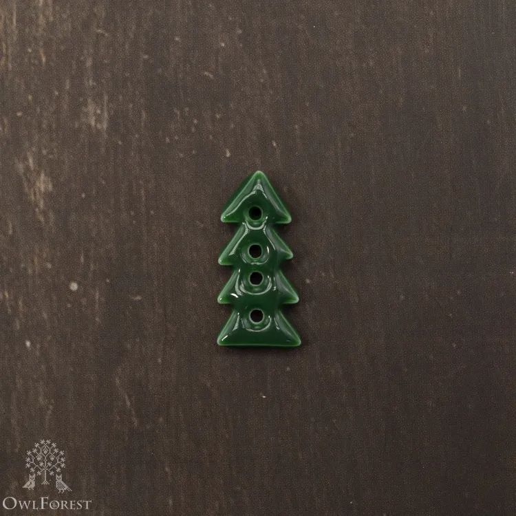 Декоративная пуговица «Ёлка»