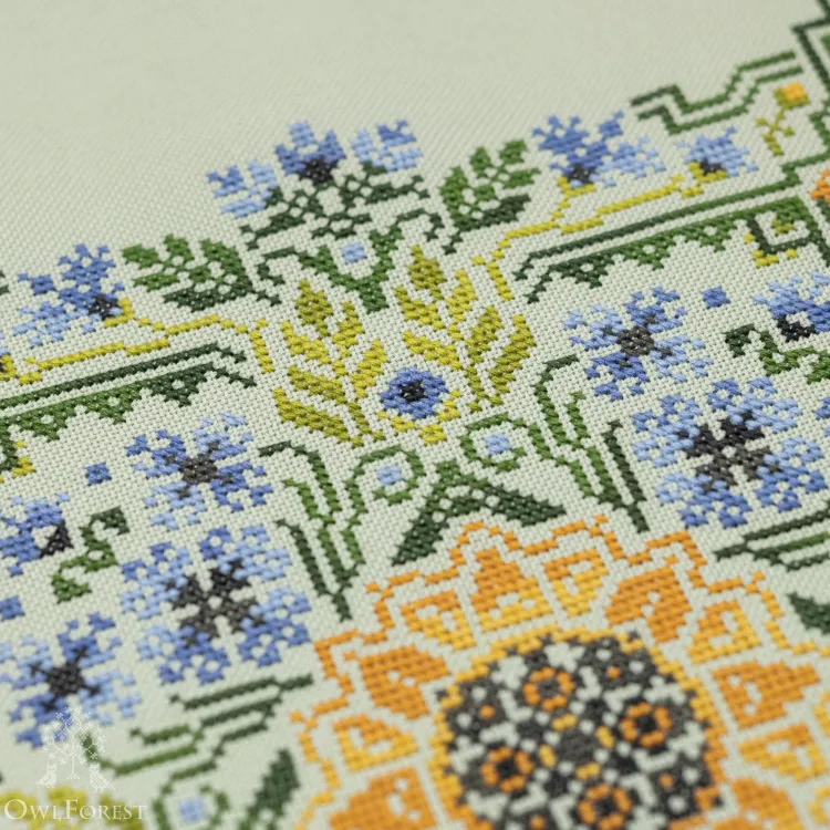 Схема для вышивания «Жаркий июль»