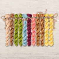 Набор ниток OwlForest для схемы «Милый дом» (ПНК)