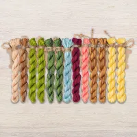 Набор ниток OwlForest для схемы «Милый дом» (ПНК)