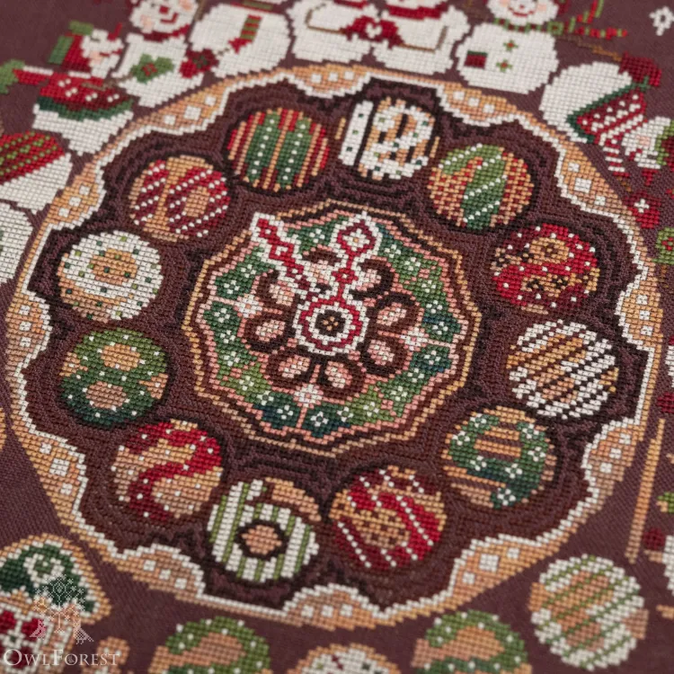 Электронная схема «Имбирные снеговики»