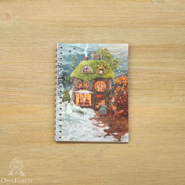 Блокнот А6 «Домик всех времён года»
