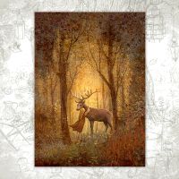 Открытка «Лесной олень»