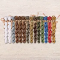 Набор ниток OwlForest для схемы «Совиная академия» (DMC)