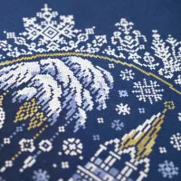 Электронная схема «Новогодняя снежинка»