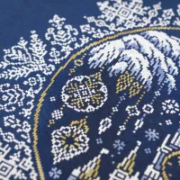 Электронная схема «Новогодняя снежинка»