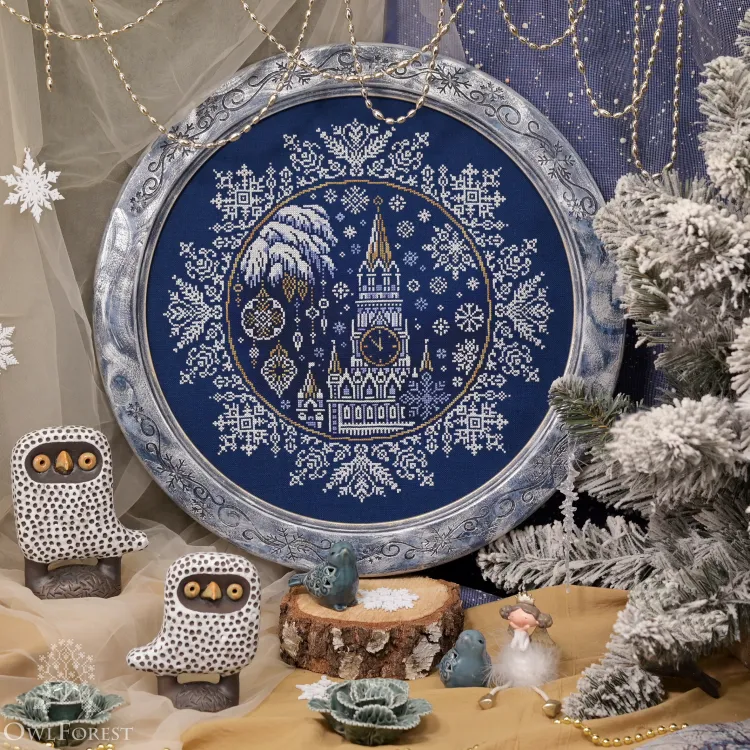 Электронная схема «Новогодняя снежинка»