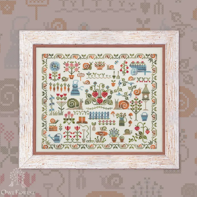 Набор для вышивания «Улиточковый сад» 