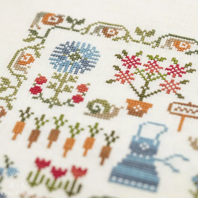 Набор для вышивания «Улиточковый сад» 