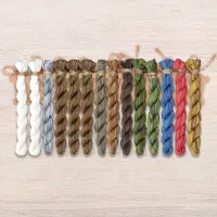 Набор ниток OwlForest для схемы «Совиная академия» (ПНК)