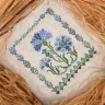 Бесплатная схема для вышивания «Васильки»