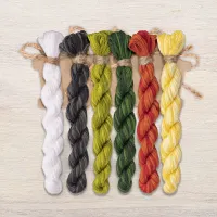 Набор ниток OwlForest для схемы «Самовар» (DMC)