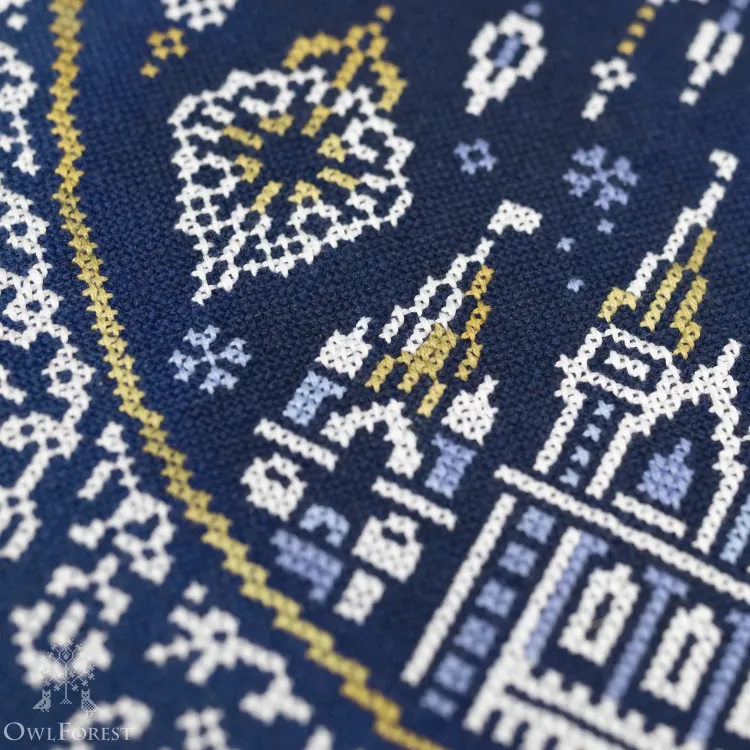 Схема для вышивания «Новогодняя снежинка» 