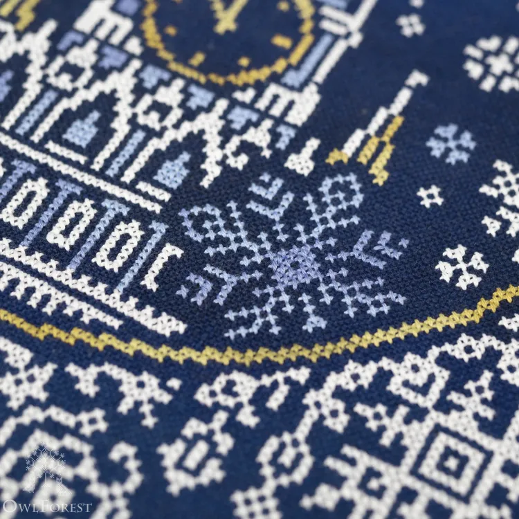 Схема для вышивания «Новогодняя снежинка» 