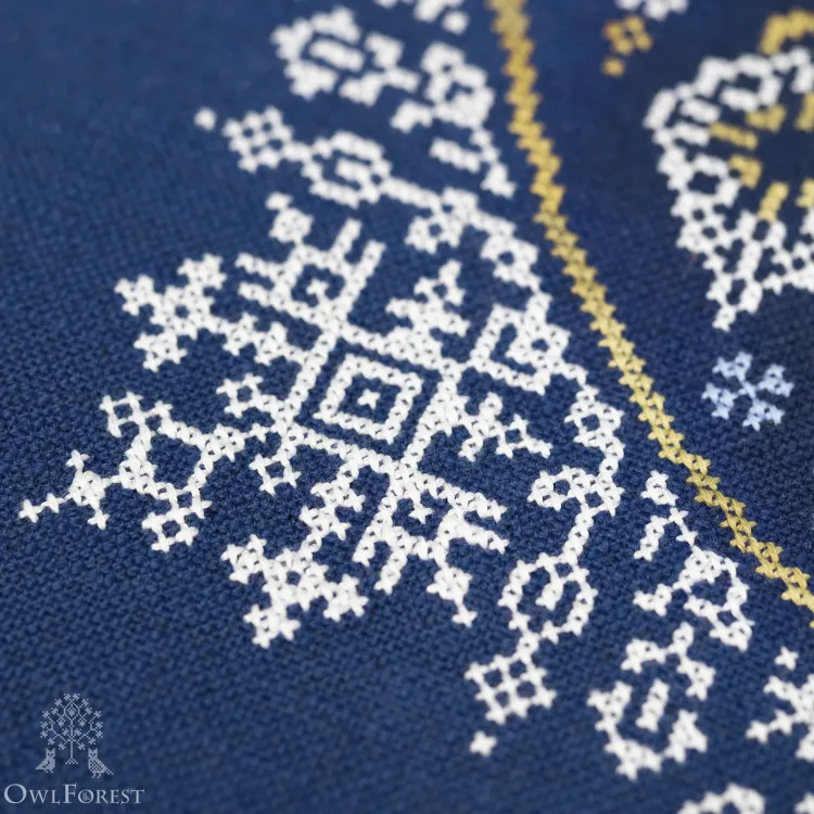 Схема для вышивания «Новогодняя снежинка» 