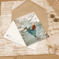 Набор открыток «Морозный день»