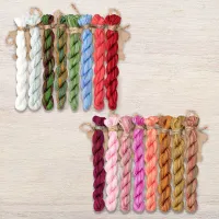 Набор ниток OwlForest для схемы «Комнатные растения» (ПНК)