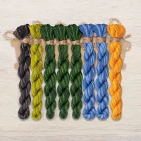 Набор ниток OwlForest для схемы «Жаркий июль» (DMC)