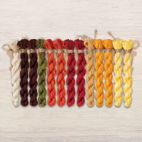 Набор ниток OwlForest для схемы «Мастерская гномов. Живопись» (DMC)