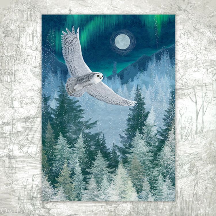 Открытка «Полярная ночь»