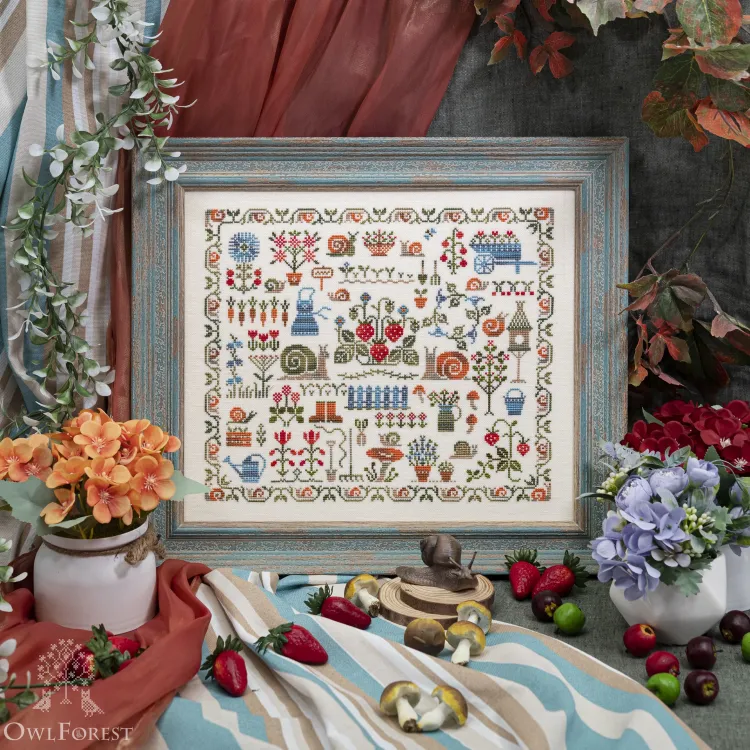 Электронная схема «Улиточковый сад» 