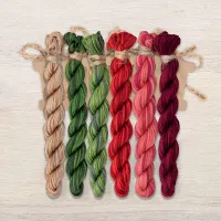 Набор ниток OwlForest для схемы «Клюквенное лето» (ПНК)