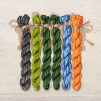 Набор ниток OwlForest для схемы «Жаркий июль» (ПНК)