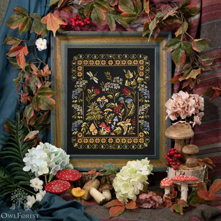 Схема для вышивания «Лесное богатство»