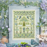 Схема для вышивания «Черничный домик»