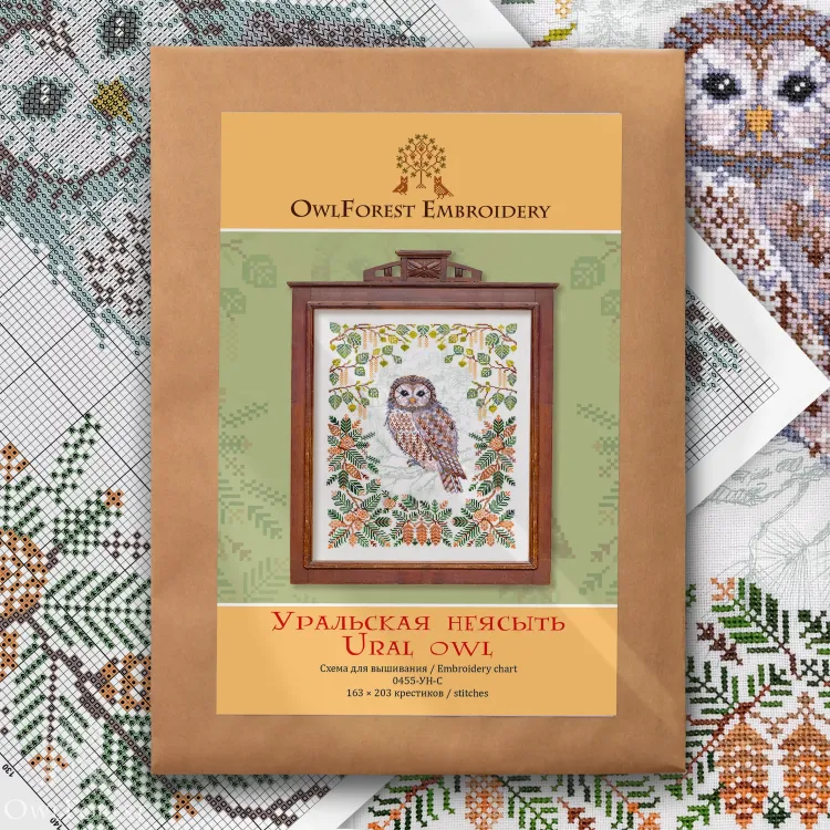 Схема для вышивания «Уральская неясыть» 