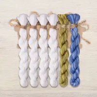 Набор ниток OwlForest для схем «Рождественская снежинка», «Новогодняя снежинка» (DMC)