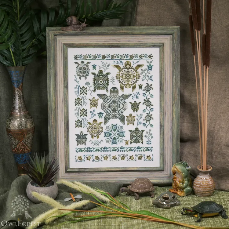 Схема для вышивания «Черепаховый квакер»