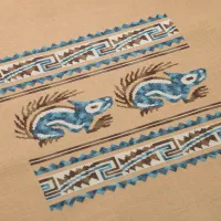 Печатная схема  для вышивания «Индейские мотивы. Белки» 3 цвета